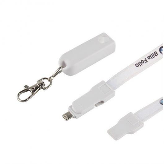 Printed USB Charge Lanyards